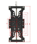 Height Adjuster For Laser Engravers And CNC Lasers With Quick Z Axis Lift Focus Bracket With 94mm Range installation diagram