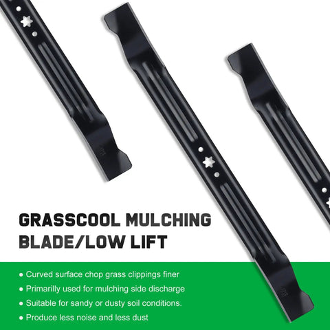 30 Inch Riding Mower Blade Replacement For Troy-Bilt TB30 TB30R, Craftsman R1000, Cub Cadet CC30, 6 Point Star Spindle