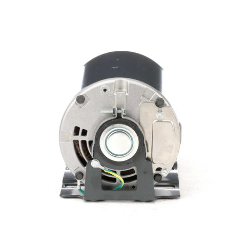 D143 48Y Frame Open Drip Proof Beefy Belt Drive Motor For Tough Job Sites, front view with resilient ring mount