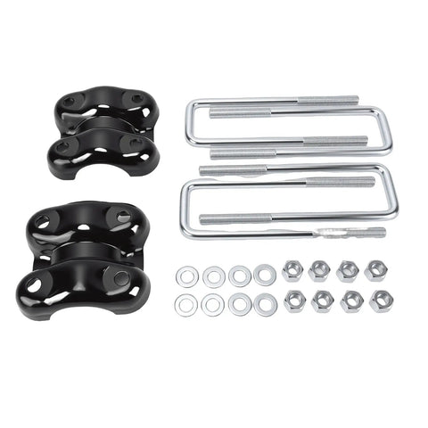 Rear Axle U Bolts And Plates Kit For C1500 And K1500 Trucks 20 Piece Leaf Spring Replacement Set For Tougher Suspension And Smoother Ride Durable Metal Parts, bolts plates nuts washers