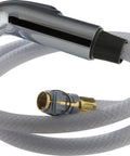 RP39345 Spray Hose Assembly For Signature And Waterfall Kitchen Faucets Chrome Finish With Round Quick Connect, coil view