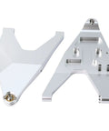 2Pcs Alloy Front Lower Suspension Arm Upgrade Kit For 1 By 7 UDR RC Car Replacement 8532 shown from top view