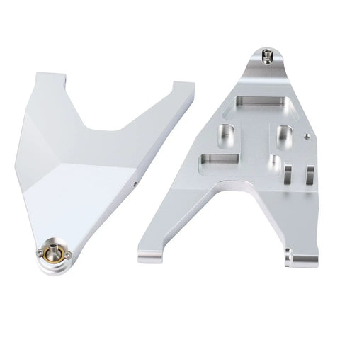 2Pcs Alloy Front Lower Suspension Arm Upgrade Kit For 1 By 7 UDR RC Car Replacement 8532 shown from top view