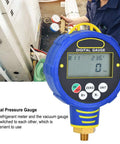 Low Pressure Digital Gauge With Built In Refrigerant Database For HVAC Pros And Air Conditioning Techs Accurate Pressure Readings