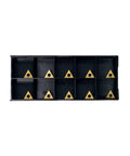 10Pcs TCMT090204 TCMT1.8 1.5 Carbide Turning Inserts For External Turning On Steel And Stainless Steel in a black tray