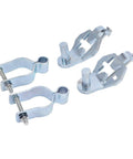 Heavy Duty T Post Gate Hinge Kit Dual Set For Chain Link Fences And Farm Entrances One And Five Eighths Inch Hinges Easy Install