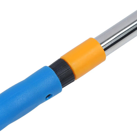 10 Inch Ceiling Paint Roller With Built In Splatter Guard Anti Drip Design For Effortless Home Makeovers That Save Your Floors And Deliver Butter Smooth Finish Without A Single Messy Cleanup Headache Today handle and extension connection close-up.