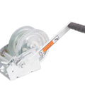 Ratcheting Hand Winch 1800 Pound Capacity Workhorse For Boat Trailers And Heavy Equipment Manual Crank Winch Sturdy Steel Build