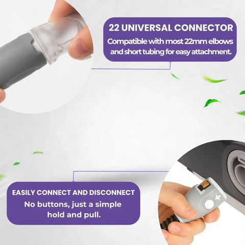Insulated Warming Climate Line CPAP Hose For AirSense 10 And AirCurve 10, 6 Foot Long S10 Tube with universal connector