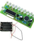 Colorful 10 LED Soldering Practice Board Kit For Teens And Adults, CD4017 Electronic DIY Project, Glass Fiber PCB For Beginners