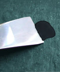 Beast Of A Nine And A Quarter Inch Stainless Steel Pry Bar Scraper With Nail Puller And Angled Prying Head For Walls Moldings Tiles Wood Slats Baseboards And Trim Removal, stainless edge on wall