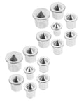 Pro Grade Dowel Pin Set For Woodworking Assorted 6mm 8mm 10mm 12mm Pins With Center Locator Kit And Transfer Plugs For Quick Strong Joints And Precise Board Alignment, metal set