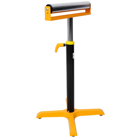 Heavy Duty V Shape Roller Stand For Smooth Material Handling Ultimate Table Saw Sidekick Sturdy Workshop Lift System Built Tough In Bright Yellow And Black