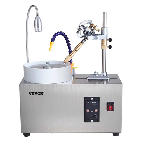 Gem Faceting Machine Pro Grade For Jewelry Making With 180W Jade Grinding And Polishing Adjustable 0 To 2980 RPM