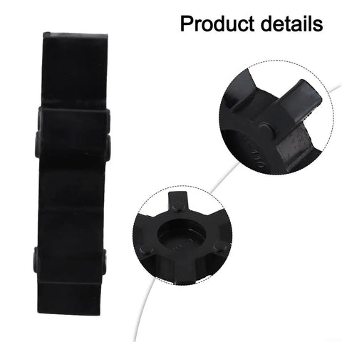 Top Tier L110 Flexible Rubber Spider Insert for L Jaw Coupling with superior vibration damping, 83.6mm size, tough urethane construction.