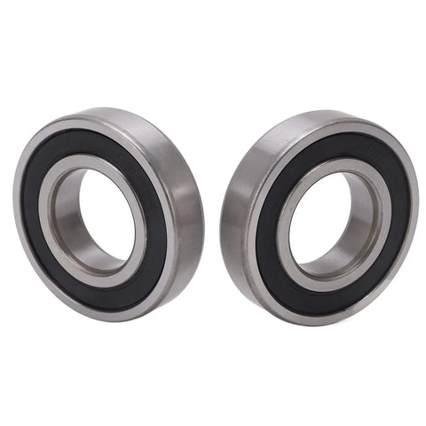 Premium Deep Groove Ball Bearing With Double Rubber Seals For Smooth Low Friction Operation In Cars, tough steel construction visible.