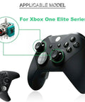 4 Pcs Replacement Joysticks Repair Kit For Xbox One Elite Series 2 Controller, showing analog sticks and potentiometer close-up.