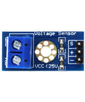 Slick Five Pack Voltage Detection Module For Arduino Projects Delivering Straight Talking Readings From Zero To Twenty Five Volts Dc Power Analysis Easy To Wire Up, front view