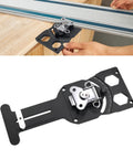 ShengQuanHao Adjustable Aluminum Alloy Guide Rail Tool For Precision Wood Cutting And Home Carpentry with secure clamping mechanism.