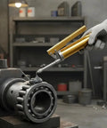 200cc Manual High Pressure Grease Gun With Handle for Industrial Equipment and Auto Repair in shop setting