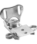 Beefy Loaded Butterfly Latch Set With Retainer Clip, Heavy Duty 450lbs Load Capacity, 304 Stainless Steel Clamp, Silver.
