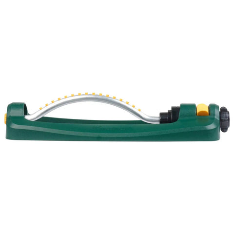 TurboTek 3200 Sq Ft Oscillating Sprinkler With 16 Rubber Nozzles QuickConnect Adapter And Infinity Turbo Drive for large yard coverage
