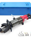 Heavy Duty 1400W Electric Rebar Bender For Professional Contractors, 7/8 Inch Hydraulic Steel Bar Bending Machine with accessories.