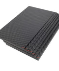 Stack of Carbon Fiber Plate Panel Sheets 125mm By 75mm Pro Grade 0.5mm To 5mm Thick Heavy Duty Lightweight Composite for DIY Projects