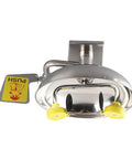 Boss Level Safety With Heavy Duty 304 Stainless Steel Wall Mount Eye Wash Station Featuring Dual Nozzles And Flip Covers