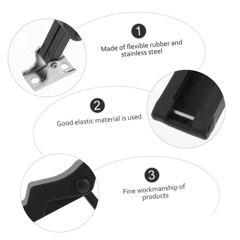 Heavy Duty Beefed Up Stainless Steel Over Center Door Latch With Soft Touch Rubber Pull Handle For Tight Install Spaces And Solid Cabinet Or Toolbox Quick Lockdown