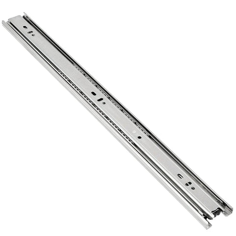 Heavy Duty 20 Inch Drawer Slides With Side Mounted Ball Bearing Runners Full Extension Three Section Glides 200 Lb Capacity