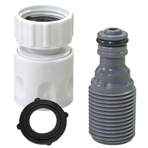 Outboard Flush Kit For Mercury Suzuki Yamaha Universal Boat Motor Flush Adapter With Spring Loaded Hose Quick Connect And Gasket