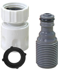 Outboard Flush Kit For Mercury Suzuki Yamaha Universal Boat Motor Flush Adapter With Spring Loaded Hose Quick Connect And Gasket