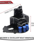 Heavy Duty Aluminum Transmission Case And Hop Up Gearbox For 1/10 Slash Rustler Stampede Bandit Ford F150 Raptor 2wd with cooling features