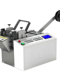 Automatic Heat Shrink Tube Cutting Machine For Cable Applications Adjustable Width And Thickness 100Mm Capacity close-up view with control panel