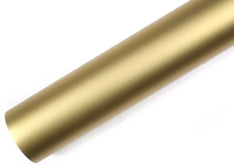 Gold roll of Peel And Stick Brushed Faux Metal Architectural Film Self Adhesive Vinyl Film Wallpaper Door Wrap For Countertops Borders And Trim DIY Friendly Easy Install MG237