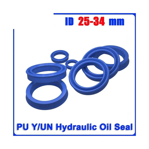 Premium UN Y Type Hydraulic Oil Seal Designed For Excavators To Block Gravel Keep Piston Rods Smooth Prevent Fluid Leaks Blocks Dust And Debris Out Saves Cash On Frequent Service Calls To Run Your Operations Harder With Zero Downtime. PU Y/UN hydraulic oil seal, ID 25-34 mm