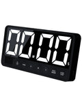7.1 Inch Digital Kitchen Timer With Extra Large LED Display, Magnetic Back shown in black with zeroed display