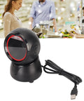 Desktop Barcode Scanner With Global Shutter And Big Window LED Indicator And Prompt Tones 2D QR And Barcode Reader in retail setting