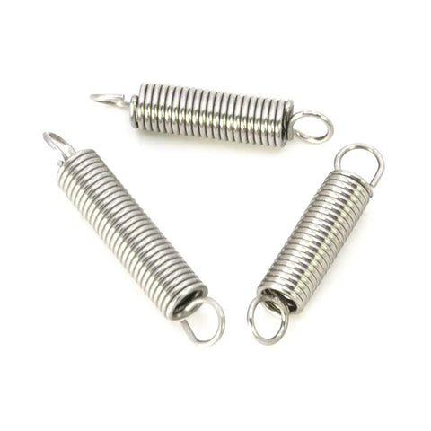 Premium 10 Pcs Dual Hook Tension Springs Stainless Steel Extension Springs with smooth coils for tough jobs and DIY repairs.