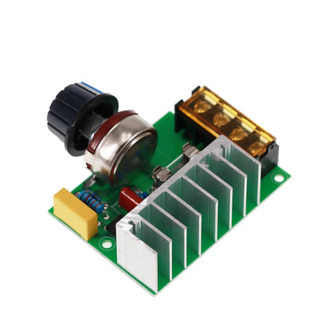 Rock Solid 4000W Voltage Stabilizer And Regulator For Home Workshop, PCB board with knob and heatsink