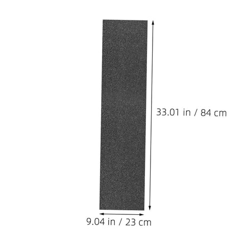 Weatherproof Grip Tape Sheets For Skateboards Longboards And Electric Scooters Non Slip High Traction Deck Cover Black 33 x 9 inches