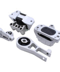 Heavy Duty Right Lower Engine Motor Mount Transmission Mount With Torque Strut Bracket, assembled silver components for Jeep Fiat.