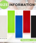 Five colorful G10 Knife Handle Spacer Sheets 10 Pack For DIY Knife Scales Slabs, displayed with size and thickness details.