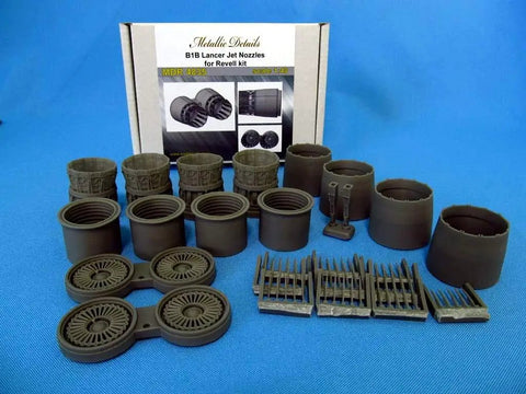 B-1B Lancer Jet Nozzle Detail Set For One Forty-Eight Scale Aircraft Resin Kit With Twenty Six Parts Upgrade MDR4835