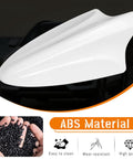Shark Fin Antenna Cover For Hyundai Santa Fe GPS 2012 2013 2014 2015 2016 2017 2018 Glossy White Car Roof Antenna