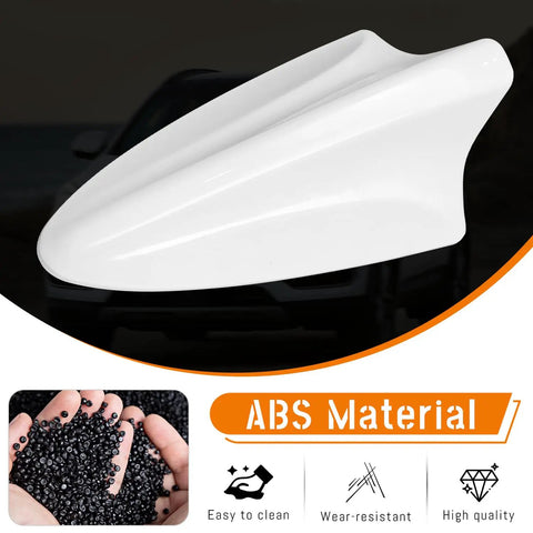 Shark Fin Antenna Cover For Hyundai Santa Fe GPS 2012 2013 2014 2015 2016 2017 2018 Glossy White Car Roof Antenna
