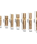 Set of 10Pcs Invisible Concealed Copper Barrel Hinges For Cabinets And Jewelry Boxes Hidden Brass Hardware 5mm x 20mm.