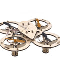 DIY Wooden RC Drone Kit For Adults And Beginners Build Your Own Quadcopter With Gyroscope Remote Control 3D Building Blocks