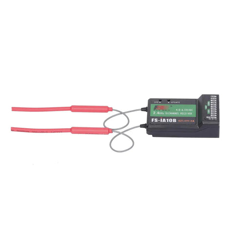 10 Channel FS-iA10B 2.4GHz AFHDS 2A Receiver For RC Drones, Airplanes, Gliders, And Helis, Stable Signal, Easy Install